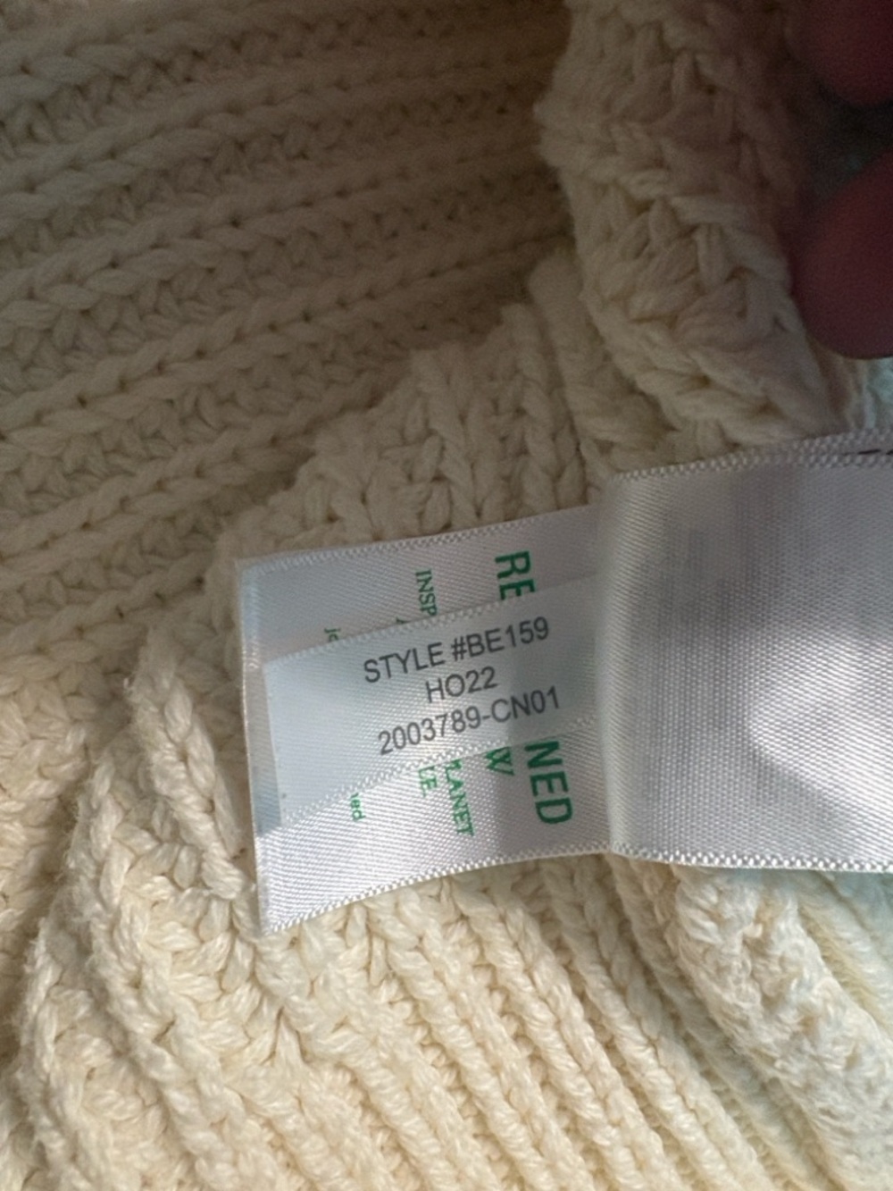 J. Crew Relaxed Rollneck Sweater Size M Cream Chunky Fisherman Coastal Preppy - Picture 9 of 9